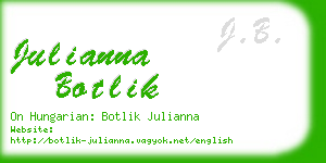 julianna botlik business card